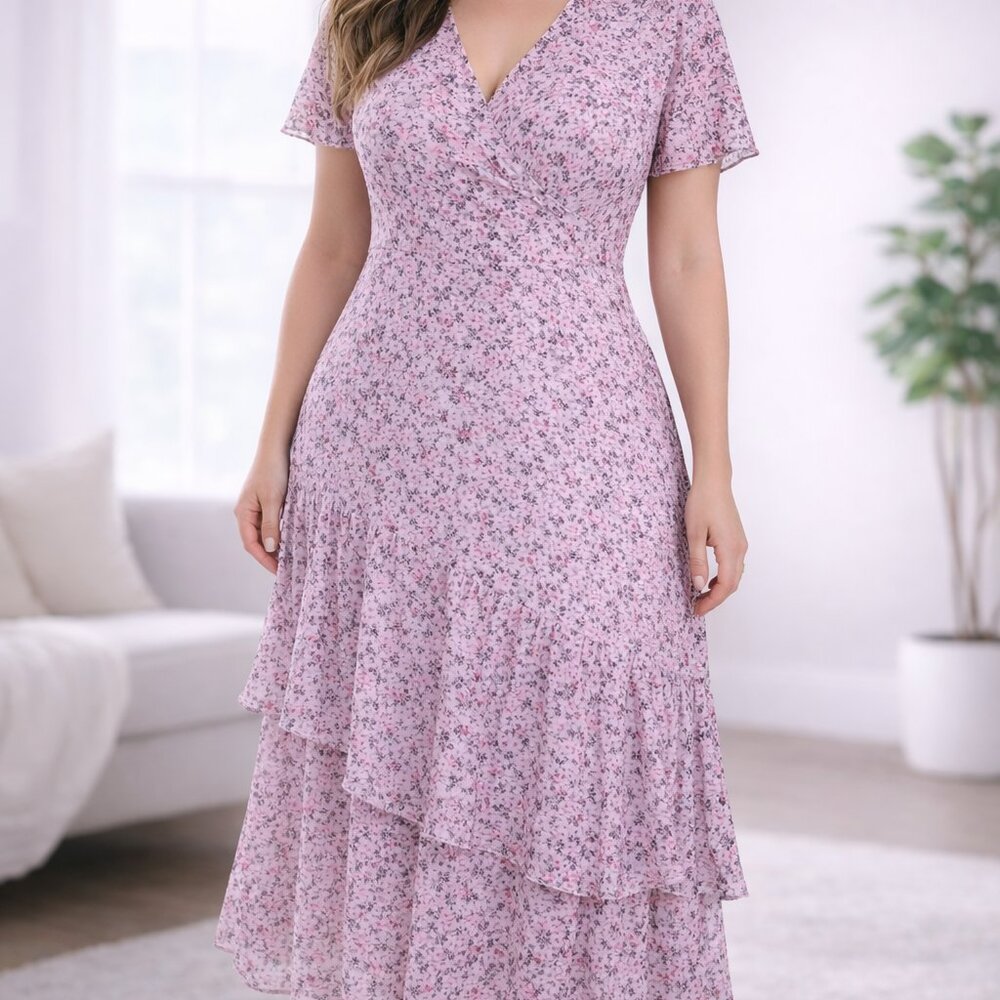 Karl Lagerfeld Floral Spring/Summer Dress Size 10